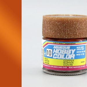 10 ml. Bakır Aqueous Serisi Maket Boyası, Mr.Hobby H010