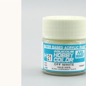 10 ml. Off White Aqueous Serisi Maket Boyası, Mr.Hobby H021