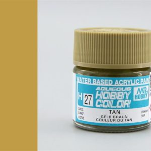 10 ml. Tan Aqueous Serisi Maket Boyası, Mr.Hobby H027