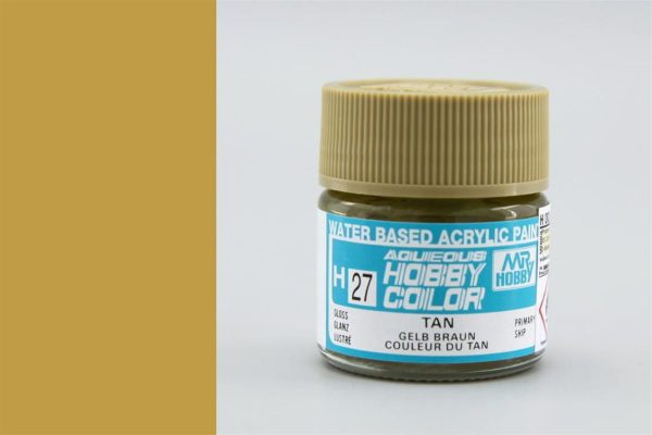 10 ml. Tan Aqueous Serisi Maket Boyası, Mr.Hobby H027