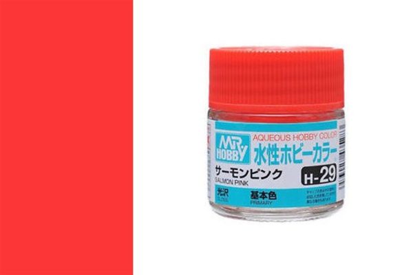 10 ml. Salmon Pink Aqueous Serisi Maket Boyası, Mr.Hobby H029