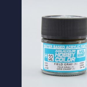 10 ml. Field Gray (1) Aqueous Serisi Maket Boyası, Mr.Hobby H032