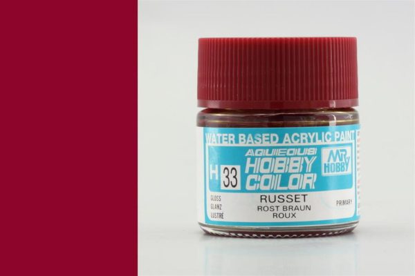 10 ml. Russet Aqueous Serisi Maket Boyası, Mr.Hobby H033