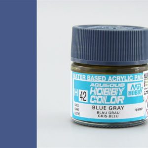 10 ml. Blue Gray Aqueous Serisi Maket Boyası, Mr.Hobby H042