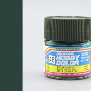 10 ml. Field Gray (2) Aqueous Serisi Maket Boyası, Mr.Hobby H048