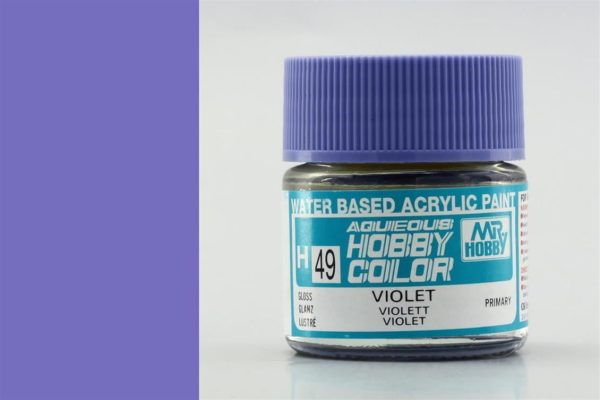 10 ml. Violet Aqueous Serisi Maket Boyası, Mr.Hobby H049