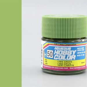 10 ml. Lime Green Aqueous Serisi Maket Boyası, Mr.Hobby H050