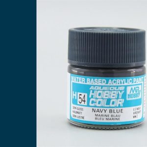 10 ml. Navy Blue Aqueous Serisi Maket Boyası, Mr.Hobby H054