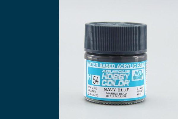 10 ml. Navy Blue Aqueous Serisi Maket Boyası, Mr.Hobby H054