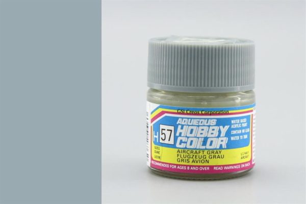 10 ml. Aircraft Gray Aqueous Serisi Maket Boyası, Mr.Hobby H057