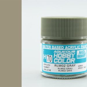 10 ml. RLM02 Gray Aqueous Serisi Maket Boyası, Mr.Hobby H070