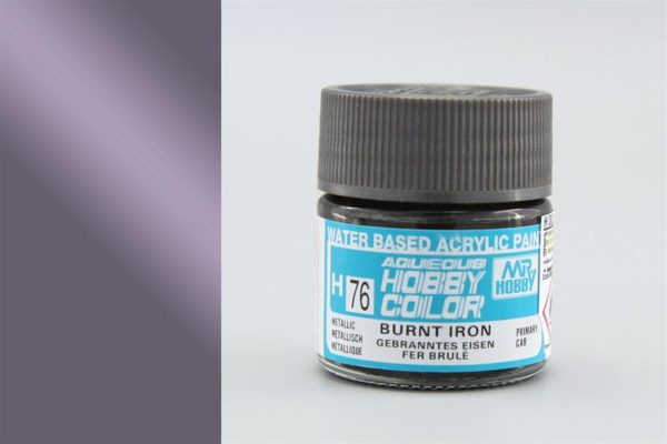 10 ml. Burnt Iron Aqueous Serisi Maket Boyası, Mr.Hobby H076