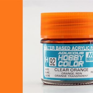 10 ml. Clear Orange Aqueous Serisi Maket Boyası, Mr.Hobby H092