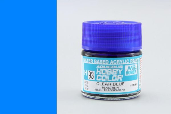10 ml. Clear Blue Aqueous Serisi Maket Boyası, Mr.Hobby H093