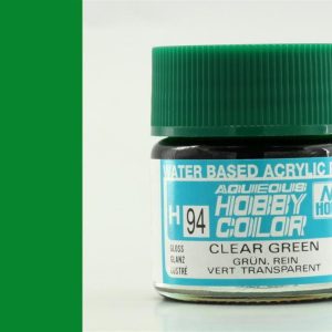 10 ml. Clear Green Aqueous Serisi Maket Boyası, Mr.Hobby H094