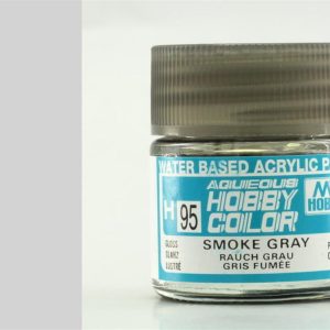 10 ml. Smoke Gray Aqueous Serisi Maket Boyası, Mr.Hobby H095
