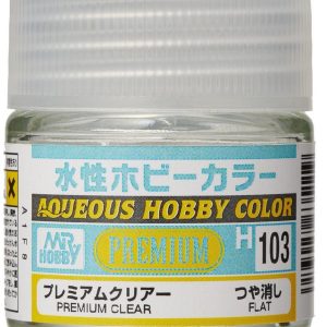 10 ml. Premium Clear Flat Aqueous Serisi Maket Boyası, Mr.Hobby H103