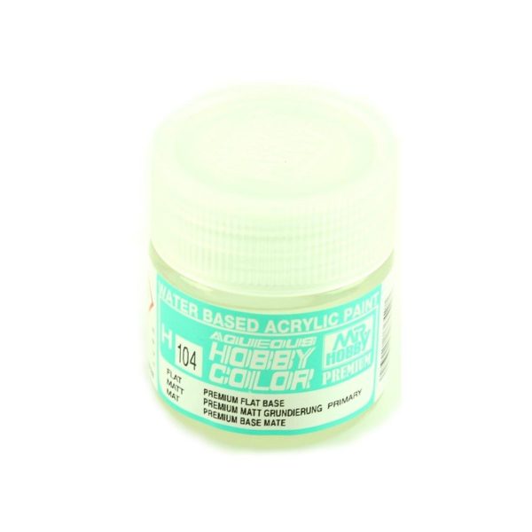 10 ml. Premium Flat Base Aqueous Serisi Maket Boyası, Mr.Hobby H104