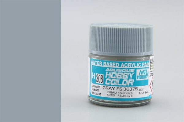 10 ml. Gray FS 36375 Aqueous Serisi Maket Boyası, Mr.Hobby H308