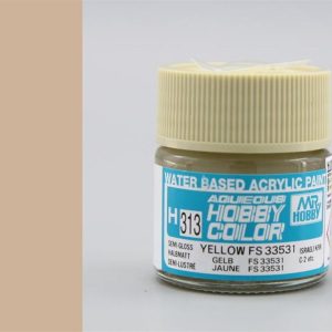 10 ml. Yellow FS 33531 Aqueous Serisi Maket Boyası, Mr.Hobby H313