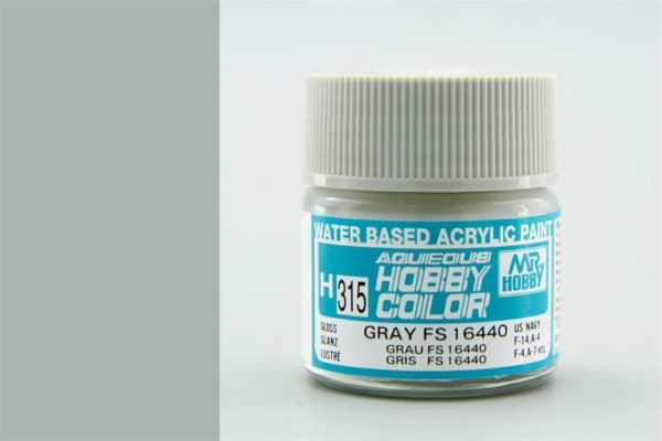 10 ml. Gray FS 16440 Aqueous Serisi Maket Boyası, Mr.Hobby H315