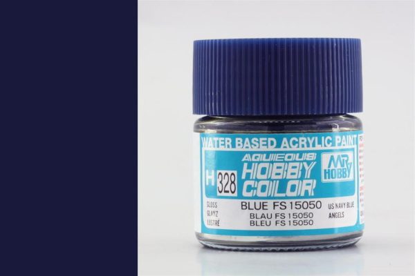 10 ml. Gloss Blue FS15050 Aqueous Serisi Maket Boyası, Mr.Hobby H328