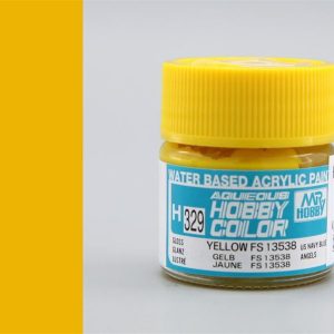 10 ml. Yellow FS 13538 Aqueous Serisi Maket Boyası, Mr.Hobby H329