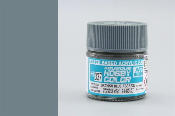 10 ml. Grayish Blue FS35237 Aqueous Serisi Maket Boyası, Mr.Hobby H337