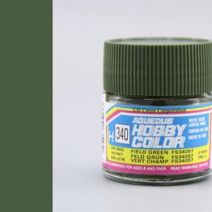 10 ml. Field Green FS34097 Aqueous Serisi Maket Boyası, Mr.Hobby H340