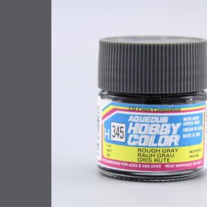 10 ml. Rough Gray Aqueous Serisi Maket Boyası, Mr.Hobby H345