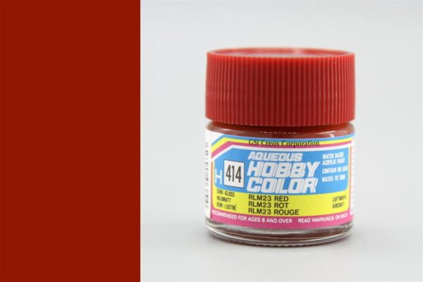 10 ml. RLM23 Red Aqueous Serisi Maket Boyası, Mr.Hobby H414