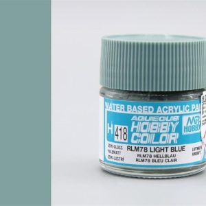 10 ml. RLM78 Light Blue Aqueous Serisi Maket Boyası, Mr.Hobby H418