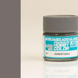 10 ml. Cement Gray Aqueous Serisi Maket Boyası, Mr.Hobby H455