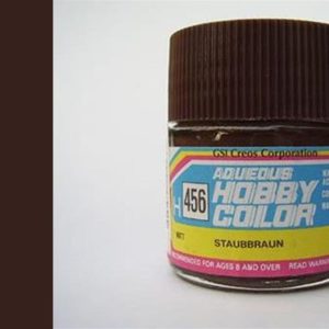 10 ml. Dust Brown Aqueous Serisi Maket Boyası, Mr.Hobby H456