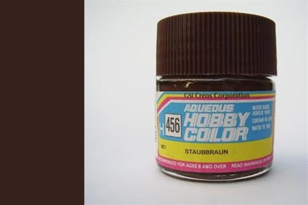 10 ml. Dust Brown Aqueous Serisi Maket Boyası, Mr.Hobby H456