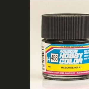 10 ml. Machine Gray Aqueous Serisi Maket Boyası, Mr.Hobby H458