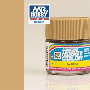 10 ml. Sand Yellow Aqueous Serisi Maket Boyası, Mr.Hobby H459