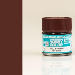 10 ml. Red Brown (2) Aqueous Serisi Maket Boyası, Mr.Hobby H463