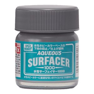 40 ml. Aqueous Serisi Surfacer 1000 Gri Astar Maket Boyası, Mr.Hobby HSF01