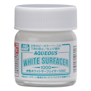 40 ml. Aqueous Serisi Surfacer 1000 Beyaz Astar Maket Boyası, Mr.Hobby HSF02