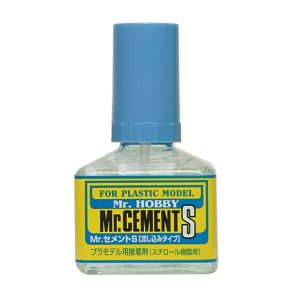 40 ml. Mr.Cement S Fırçalı İnceltilmiş Yapıştırıcısı, Mr.Hobby MC129