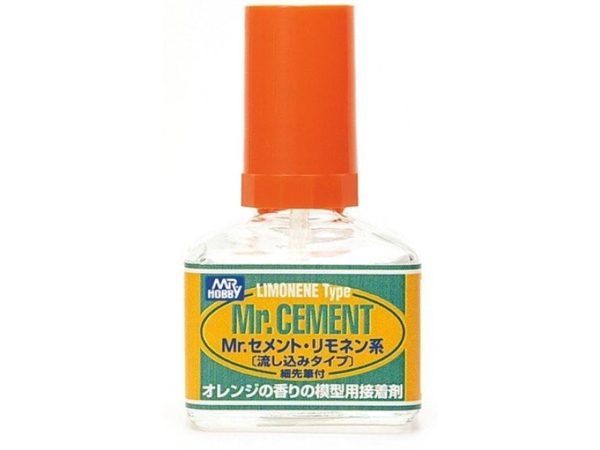 40 ml. Mr.Cement Limon Kokulu İnceltilmiş Yapıştırıcısı, Mr.Hobby MC130