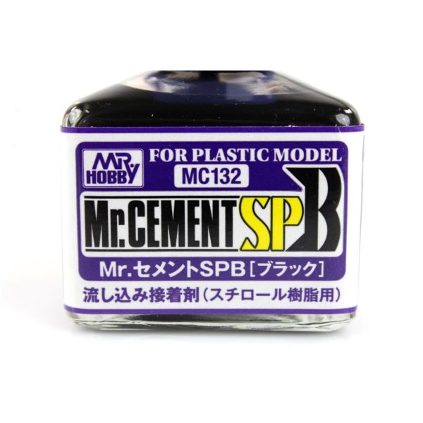 40 ml. Mr.Cement SP Siyah Pigmentli Hızlı ve Güçlü İnceltilmiş Yapıştırıcısı, Mr.Hobby MC132 - Görsel 3