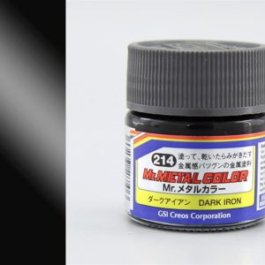10 ml. Dark Iron Metal Colors Serisi Maket Boyası, Mr.Hobby MC214