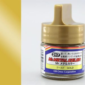 10 ml. Altın Metal Colors Serisi Maket Boyası, Mr.Hobby MC217