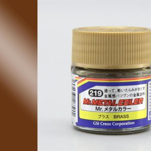10 ml. Brass Metal Colors Serisi Maket Boyası, Mr.Hobby MC219