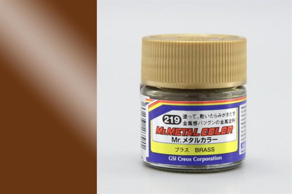 10 ml. Brass Metal Colors Serisi Maket Boyası, Mr.Hobby MC219