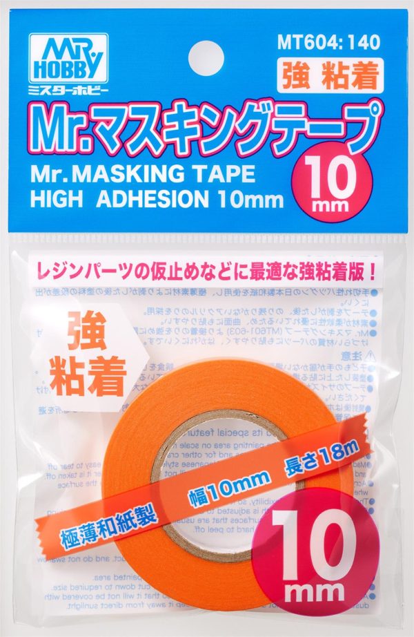 10 mm. Kuvvetli Yapışkanlı Maskeleme Bantı, Mr.Hobby MT604