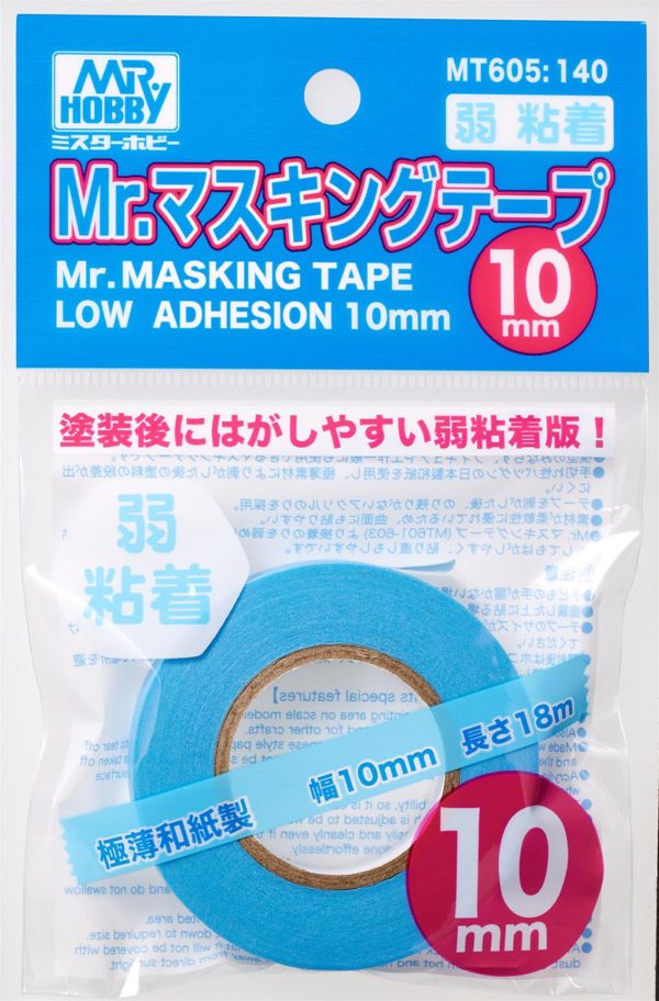 10 mm. Zayıf Yapışkanlı Maskeleme Bantı, Mr.Hobby MT605