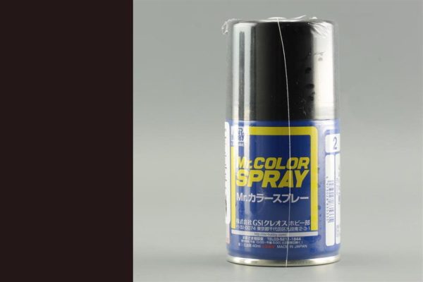 100 ml. Black Sprey Mr.Color Serisi Maket Boyası, Mr.Hobby S002